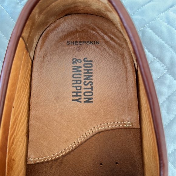 Men’s Johnston & Murphy Brown Leather Loafers - Picture 9 of 10
